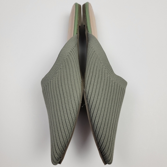 Lulu's Jeaney Ribbed Knit Pointed Toe Mule - 8.5 - Picture 9 of 12